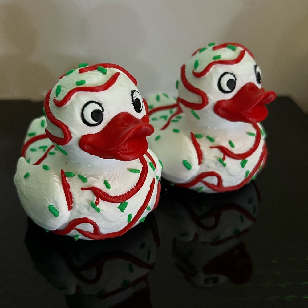 Little Debbie Christmas Tree Cake Ducks